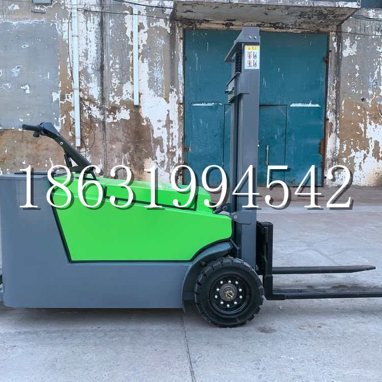 儋州市小型电动叉车1吨2吨步行站驾式电瓶堆高充电装卸车液压升降车铲车